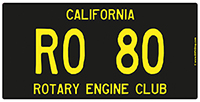 69 PIT STOP US License Plate Ro 80